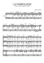 Téléchargez l'arrangement de la partition de La Paimpolaise en PDF pour trois voix mixtes et piano