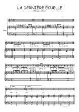 Téléchargez la partition de La dernière écuelle en PDF pour Chant et piano