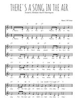 Téléchargez l'arrangement de la partition de Josiah-G.-Holland-Karl-P.-Harrington-There-s-a-song-in-the-air en PDF à deux voix