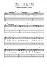 Téléchargez la tablature de la musique Traditionnel-Un-petit-crapaud en PDF
