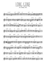 Téléchargez la partition en Sib de la musique w-c-handy-long-gone-blues-1920 en PDF