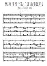 Téléchargez l'arrangement de la partition de richard-wagner-marche-nuptiale-de-lohengrin en PDF pour Chant et piano