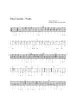 Le beau Danube bleu, Tablature de guitare Partition gratuite