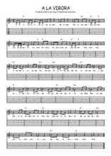 Téléchargez la tablature de la musique Traditionnel-A-la-vibora en PDF