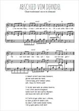 Téléchargez l'arrangement de la partition de abschied-vom-dirndel en PDF pour Chant et piano