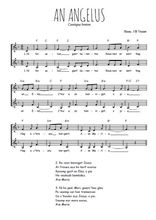 Téléchargez l'arrangement de la partition de chanson-traditionnelle-bretonne-an-angelus-l-angelus en PDF à deux voix