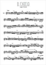 Téléchargez l'arrangement de la partition pour sax en Mib de la musique El Choclo en PDF