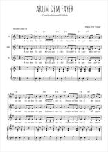 Téléchargez l'arrangement de la partition de Chant Yiddish, Arum dem fayer en PDF pour trois voix de femmes et piano