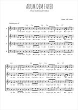 Téléchargez l'arrangement de la partition de Chant Yiddish, Arum dem fayer en PDF à quatre voix SATB