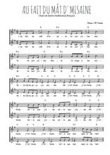 Téléchargez l'arrangement de la partition de chant-de-marin-au-fait-du-mat-de-misaine en PDF à deux voix