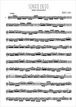 Téléchargez la partition de la musique Sonate en Do en PDF, pour flûte traversière