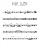 Téléchargez l'arrangement de la partition en Sib de la musique Bellin' the Jack en PDF
