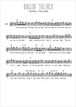 Téléchargez l'arrangement de la partition pour sax en Mib de la musique Bellin' the Jack en PDF