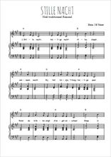 Téléchargez l'arrangement de la partition de Traditionnel-Stille-nacht-BE en PDF pour Chant et piano