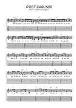 Téléchargez la tablature de la musique Traditionnel-C-est-Gugusse en PDF