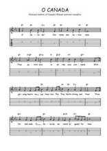 Téléchargez la tablature de la musique hymne-national-canadien-o-canada en PDF
