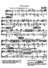 Clavier bien tempéré, prélude et fugue N°8 en Mib mineur