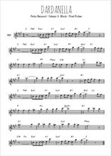 Téléchargez l'arrangement de la partition pour sax en Mib de la musique Dardanella en PDF