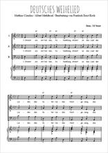 Téléchargez l'arrangement de la partition de Deutsches Weihelied en PDF pour trois voix mixtes et piano