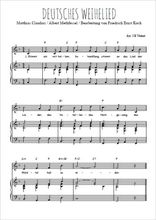 Téléchargez l'arrangement de la partition de deutsches-weihelied en PDF pour Chant et piano