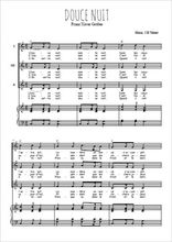 Téléchargez l'arrangement de la partition de Douce nuit en PDF pour trois voix de femmes et piano