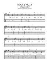Téléchargez la tablature de la musique noel-douce-nuit en PDF