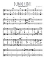 Téléchargez l'arrangement de la partition de Traditionnel-Dumame-Natale en PDF à deux voix