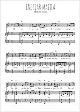 Téléchargez l'arrangement de la partition de pays-basque-ene-izar-maitia en PDF pour Chant et piano