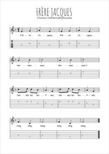 Téléchargez la tablature de la musique Traditionnel-Frere-Jacques en PDF