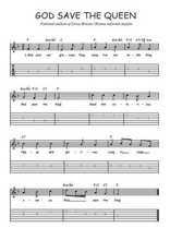 Téléchargez la tablature de la musique hymne-national-britannique-god-save-the-queen en PDF