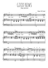 Téléchargez la partition de Good news en PDF pour Chant et piano
