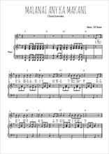 Téléchargez l'arrangement de la partition de hawai-malanai-anu-ka-makani en PDF pour Chant et piano