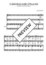 Téléchargez la partition de I Skovens Dybe Stille Ro en PDF pour 2 voix égales et piano