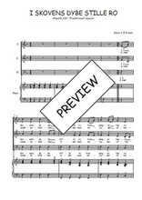 Téléchargez l'arrangement de la partition de I Skovens Dybe Stille Ro en PDF pour trois voix mixtes et piano