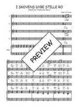 Téléchargez l'arrangement de la partition de I Skovens Dybe Stille Ro en PDF pour 4 voix mixtes et piano