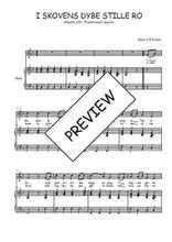 Téléchargez l'arrangement de la partition de Traditionnel-I-Skovens-Dybe-Stille-Ro en PDF pour Chant et piano