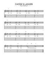 Téléchargez la tablature de la musique Traditionnel-Jacob-s-ladder en PDF