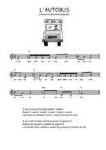 La partition gratuite de L'autobus