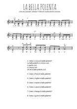 Téléchargez l'arrangement de la partition de La bella polenta en PDF à deux voix