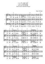 Téléchargez l'arrangement de la partition de chant-de-marin-la-danae en PDF à trois voix