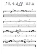 Téléchargez la tablature de la musique noel-la-legende-de-saint-nicolas en PDF