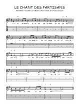 Téléchargez la tablature de la musique guerre-39-45-le-chant-des-partisans en PDF
