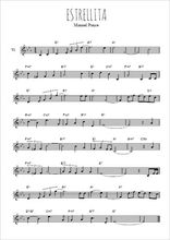 Téléchargez la partition de la musique Estrellita en PDF, pour violon