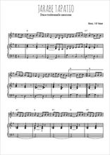 Téléchargez l'arrangement de la partition de danse-mexicaine-jarabe-tapatio en PDF pour Chant et piano