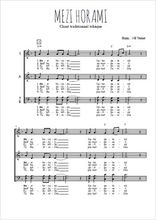 Téléchargez l'arrangement de la partition de Chant tchèque - Mezi horami en PDF à quatre voix SATB