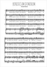 Téléchargez l'arrangement de la partition de michael-haydn-benedicam-dominum en PDF pour Chant et piano