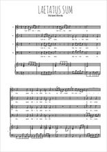 Téléchargez l'arrangement de la partition de michael-haydn-laetatus-sum en PDF pour Chant et piano
