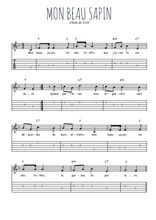 Téléchargez la tablature de la musique noel-mon-beau-sapin en PDF