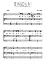 Téléchargez l'arrangement de la partition de morvan-le-branle-du-rat en PDF pour Chant et piano