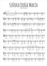 Traditionnel - Señora doña María (es)